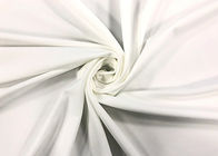 ελαστικότητα υφάσματος πλεξίματος πολυεστέρα 170GSM 84% για το λευκό κοστουμιών λουσίματος