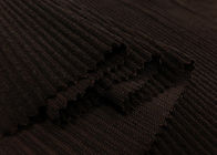 Τυπωμένο κοτλέ ύφασμα μοντέρνο για τα μαξιλάρια σκοτεινό καφετί 235GSM ιματισμού