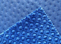 200GSM αποτυπωμένο σε ανάγλυφο Πρώσος μπλε υφάσματος βελούδου/υφάσματος ταπετσαριών βελούδου πολυεστέρα καναπέδων