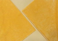 Σκοτεινό κίτρινο υλικό 280GSM 92% βελούδου βελούδο Microfiber πολυεστέρα υφάσματος