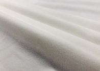 210GSM το βάρος που βουρτσίζεται πλέκει τη στρέβλωση πολυεστέρα υφάσματος 82% που πλέκει το άσπρο χρώμα