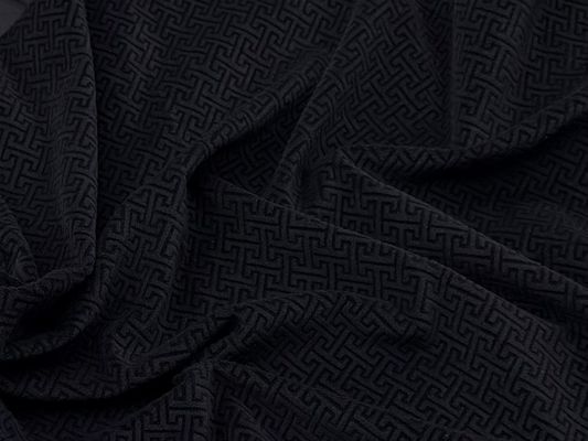 Μικροελαστικό βελούδινο ύφασμα από πολυεστέρα, ιδανικό για φορέματα