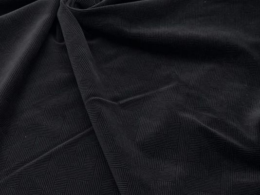Μικροελαστικό βελούδινο ύφασμα από πολυεστέρα, ιδανικό για φορέματα