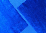 200GSM μαλακό ύφασμα βελούδου πολυεστέρα 100% για το εγχώριο υφαντικό βασιλικό μπλε χρώμα