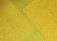 210GSM μαλακό ύφασμα βελούδου μικροϋπολογιστών σχεδίων 100% αποτυπωμένο σε ανάγλυφο πολυεστέρας - κίτρινο
