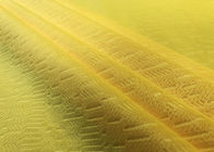 210GSM μαλακό ύφασμα βελούδου μικροϋπολογιστών σχεδίων 100% αποτυπωμένο σε ανάγλυφο πολυεστέρας - κίτρινο