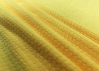 210GSM μαλακό ύφασμα βελούδου μικροϋπολογιστών σχεδίων 100% αποτυπωμένο σε ανάγλυφο πολυεστέρας για το εγχώριο κλωστοϋφαντουργικό προϊόν - κίτρινο
